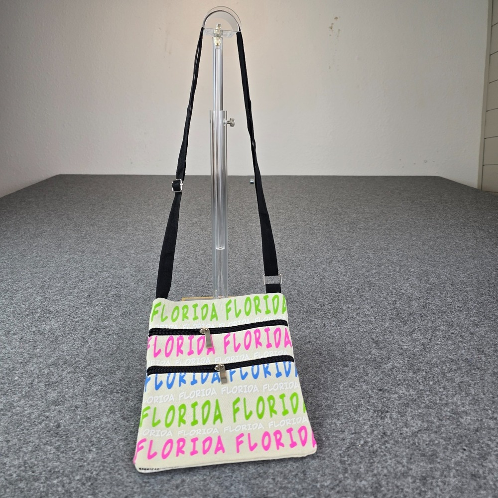 Women's Handbag Multicolor Florida Summer Vacation Adjustable Crossbody Bag